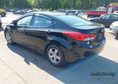 2012 Hyundai Elantra Gls (Ulsan Plant) z USA, uszkodzony, nr VIN KMHDH4AE8CU183099